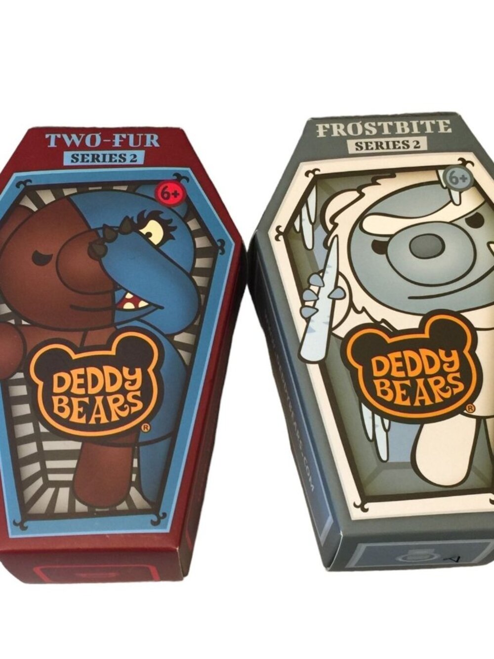 DEDDY BEARS TWO-FUR FROSTBITE Series 2 Plush Bears in Coffin